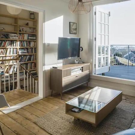 Falmouth Townhouse With Panoramic Sea View Terrace Zewnętrze zdjęcie