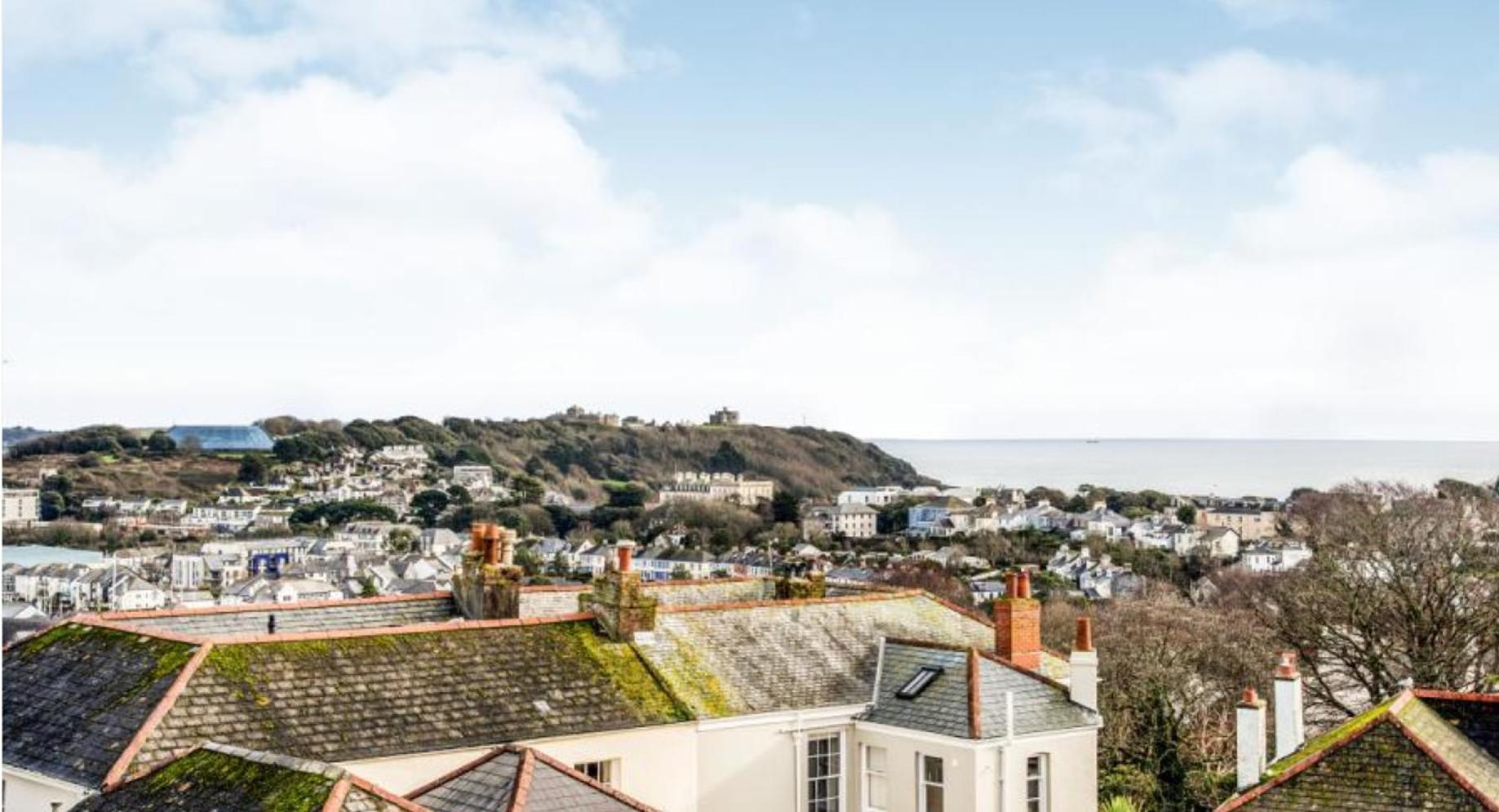 Falmouth Townhouse With Panoramic Sea View Terrace Zewnętrze zdjęcie